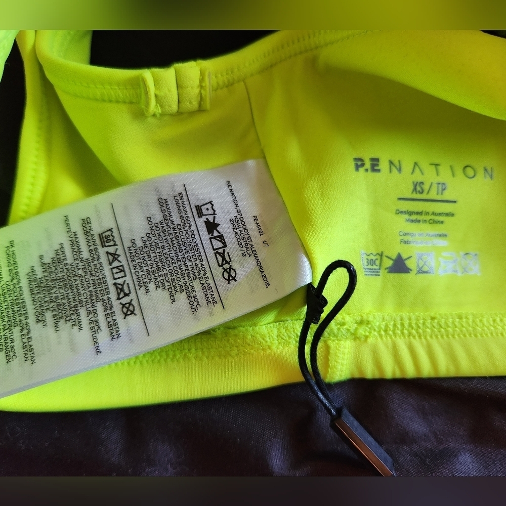 PE Nation Clubhouse Sports Bra Size XS NWT - Picture 9 of 10